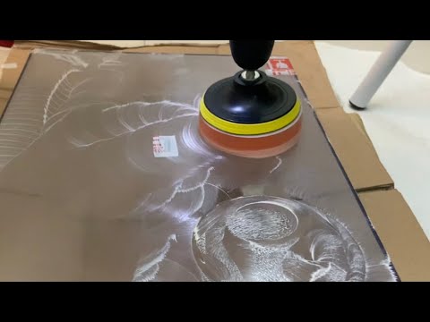 RESTORATION :Technics SL-1200 dust cover.