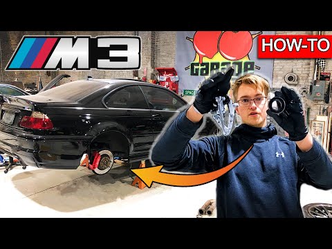 Replace Driveshaft Support Bearing on BMW E46 M3 (How-To)