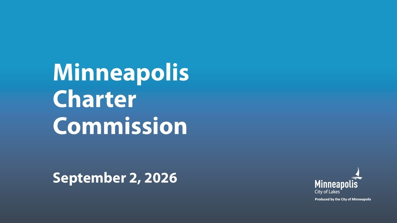 September 2, 2026 Charter Commission