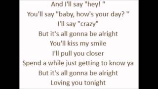 Loving You Tonight - Andrew Allen (Lyrics)