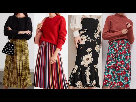 Elegant 50+ Floral printed skirts ideas midi skirt...
