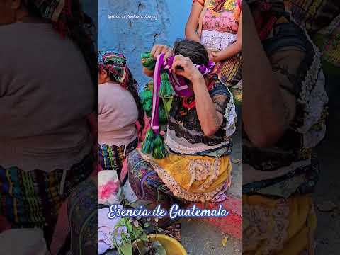 colocación de la cinta, cultura viva de #sacapulas #quiche #Guatemala