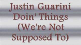 Justin Guarini-Doin' Things