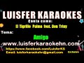 El Tigrillo Palma - Amigo (feat. Don Triny - Karaoke Full