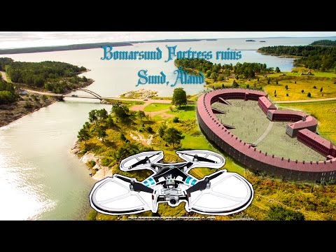 Bomarsund Fortress ruins, Åland - Panzerphantom Drone view of the ruins