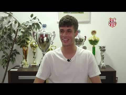 Luka Veličković, golman omladinaca FK Sindjelić.