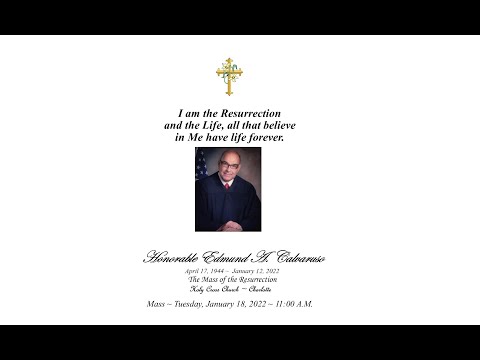 2022 01 18 11 AM Funeral for Honorable Edmund A  Calvaruso