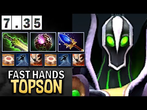 Rubick Dota 2 7.35 Gameplay Topson with 18 Kills - Octarine
