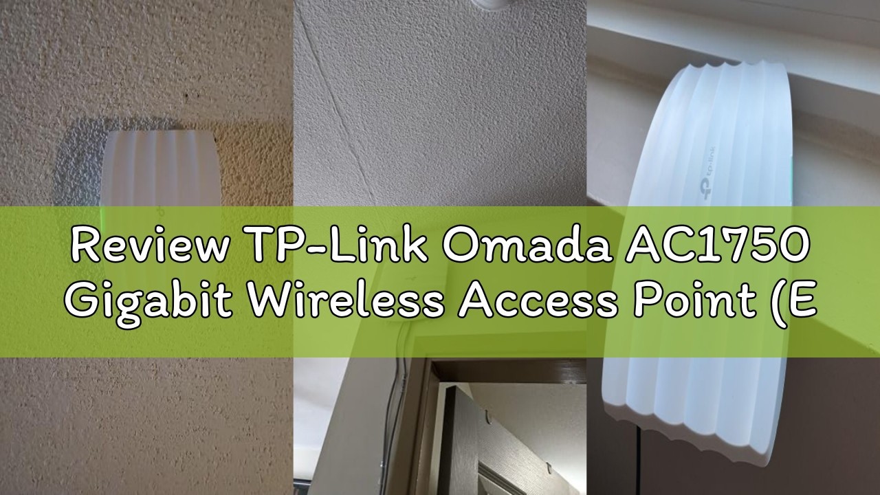 Miniatura da avaliação em vídeo de Access Point TP-Link EAP245 Wi-Fi Omada AC1750 Gigabit