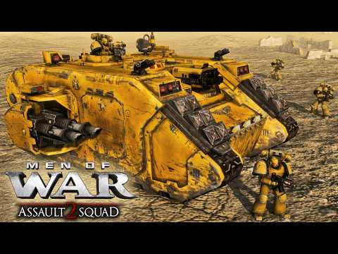 IMPERIAL FISTS ASSAULT! Space Marines vs Tau Empire – Men of War: Warhammer 40k Mod Cinematic (4K)