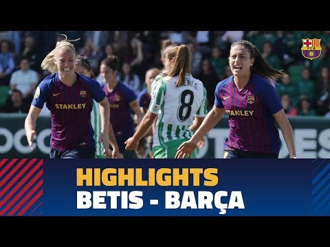 Highlights Betis -  Femení A (0-3) J22 1a Divisió Femenina 2018/2019