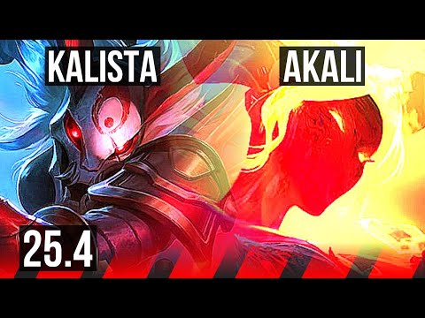 KALISTA vs AKALI (TOP) | KR Master | 25.4
