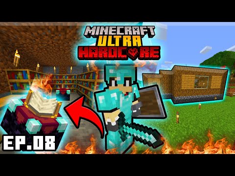 🍏Minecraft UHC |  First FLOOR in the house and Enchantments ON ARMOR!  Ep #8