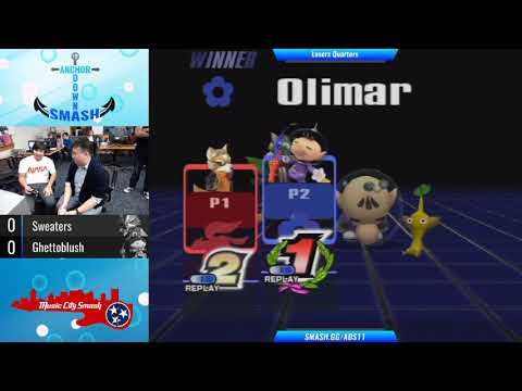 ADS11 - Sweaters(Fox) vs Ghettoblush(Olimar) - Project M Losers Quarters