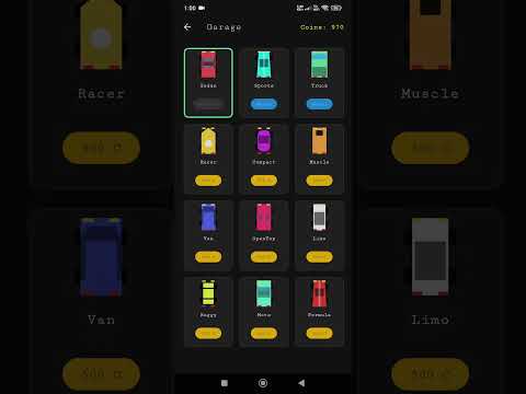 Retro 2D Car Racing