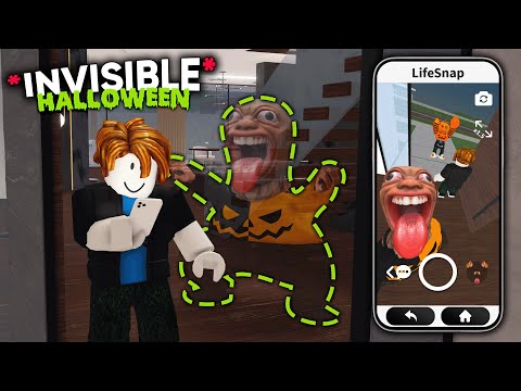 INVISIBLE SNAPCHAT ROBLOX TROLLING (HALLOWEEN)