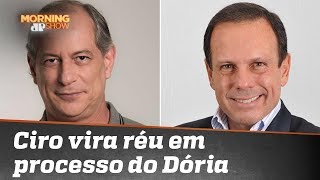 Ciro Gomes vira réu em processo movido por João Doria