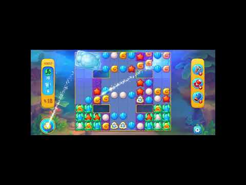 Lvl 10837. Mobile game: Fishdom. All boosters 🌈💣