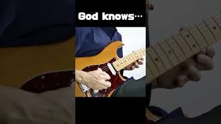  - 「God knows…」をギターで弾いてみた【涼宮ハルヒの憂鬱】 #shorts