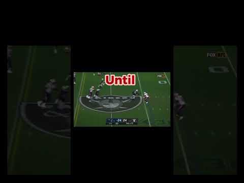 Raiders with UNBELIEVABLE walk off touchdown vs pats 🤯 #nfl #football #shorts