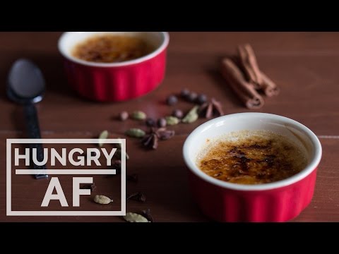 Vanilla Chai Creme Brûlée | Hungry AF