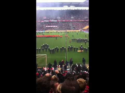 Ausschreitungen 1. FC Köln gegen FC Bayern München