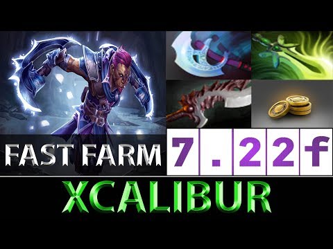 Xcalibur [Anti-Mage] 896 GPM Incredible Fast Farm ► Dota 2 7.22f