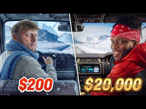 SIDEMEN $20,000 vs $200 WINTER ROAD TRIP
