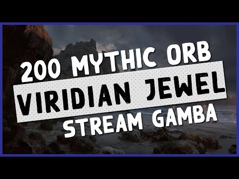 3.20 | 200 MYTHIC ORB JEWEL GAMBLE - PoE Sanctum Stream Hightlights