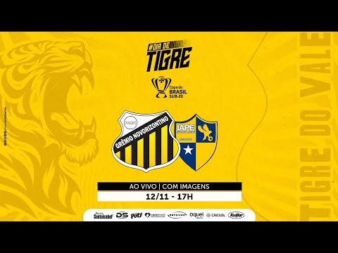 🔴 AO VIVO - 🟡⚫ Grêmio Novorizontino recebe o IAPE pela Copa do Brasil Sub-20
