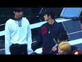 (171101) EXO - Sehun and Johnny Held Hands @ Olympic G-100 Concert