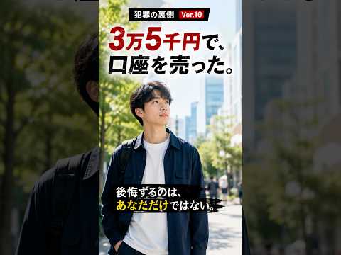 No.10 35,000円で口座を売った