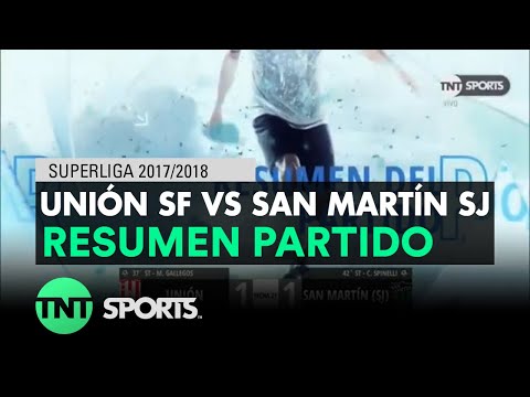 Resumen de Unión SF vs San Martín SJ (1-1) | Fecha 21 - Superliga Argentina 2017/2018