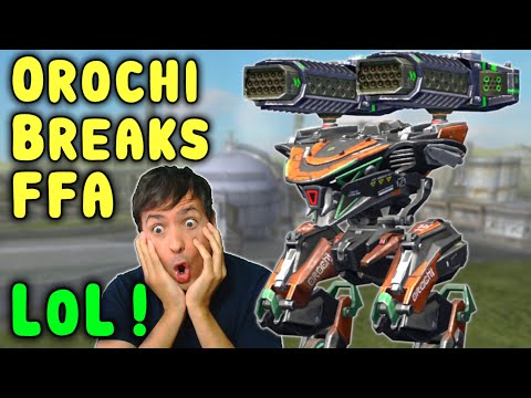 OROCHI at FREE FOR ALL Deleting Everyone - War Robots Mk2 Gameplay WR