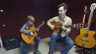 Вован и Антон Дерябин - "Jamaica heartbeat" (Acoustic Alchemy)