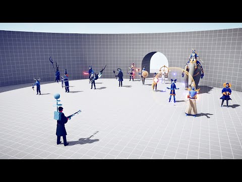 TESLA GUN vs GOOD & EVIL UNITS | TABS Totally Accurate Battle Simulator