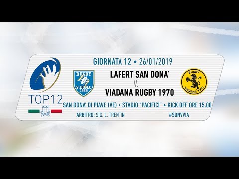 TOP12 2018/19, Giornata 12 - Lafert San Donà v Viadana Rugby 1970