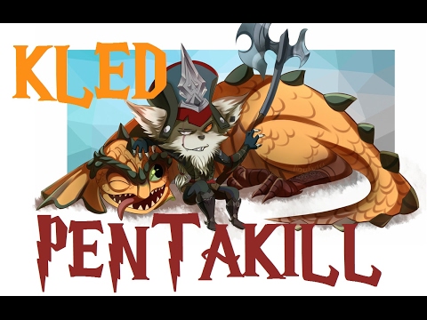 KLED PENTAKILL | Korean Challenger | The Cantankerous Cavalier