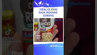 Viral Es Krim Cone Rasa Indomie Goreng dengan Serpihan Mi Instan, Tertarik untuk Coba?
