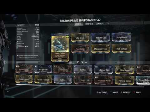Warframe: THE BEST BRATON PRIME BUILD