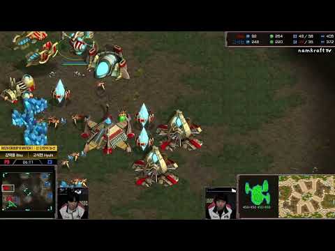 ASL S15 Ro24 Group B Set 1 Bisu vs. Hyun PvZ @ Heartbreak Ridge |  Starcraft Commentary