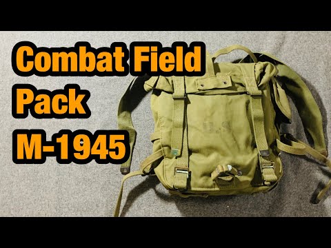 WW2 Web Gear M-1945 Combat Field Pack #057