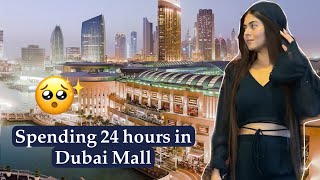 Spending 24 hours in Dubai Mall 😰 | World’s biggest Mall challenge | Shilpa Chaudhary