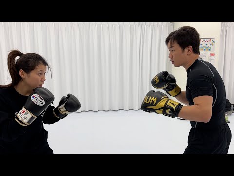 朝倉未来さんにスパーリングしてもらいました！