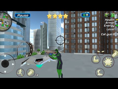 rope Frog Ninja Hero Car Vegas gameplay part 8 (no commentary)
