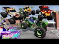 Monster Jam INSANE Racing Freestyle And High Speed Jumps 13 BeamNG Drive Grave Digger
