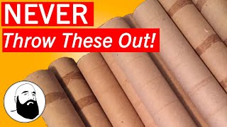 UPCYCLE your empty paper towel rolls