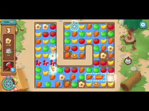 We Bare Bears Match3 Repairs Level 129 - No Boosters