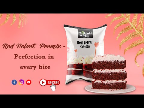 Mohan Impex Red Velvet Premix - Perfection in every bite