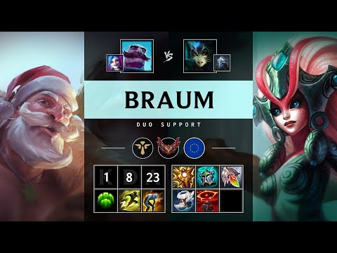 Braum Support vs Nami - EUW Grandmaster Patch 25.12